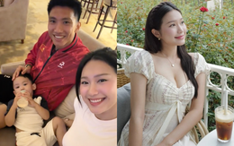 Tiểu thư Doãn Hải My khoe visual xinh đẹp nũng nịu, đưa con đến khách sạn thăm Văn Hậu, về nhà trổ tài bếp núc chuẩn hậu phương đảm đang