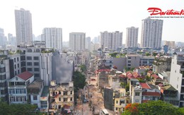 Ngõ 381 Nguyễn Khang sau 1 tháng giải phóng mặt bằng: Hàng loạt nhà đã tháo dỡ