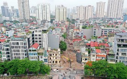 Tăng tốc phá dỡ mặt bằng, mở rộng ngõ 381 Nguyễn Khang hơn 4 lần