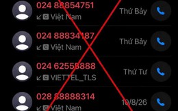 Công an cảnh báo: Tất cả người dân tuyệt đối không nghe, không gọi lại “cuộc gọi nháy máy” từ đầu số 022, 024, 028