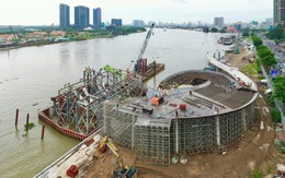 Lý do chưa thể hoàn thiện cầu đi bộ hình lá dừa qua sông Sài Gòn trong dịp 2/9