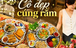 Mâm cơm Rằm đẹp thế này nhưng mẹ nội trợ Hà Nội chỉ làm trong 40 phút nhờ một tiêu chí