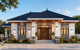 Chi phí xây nhà mái Nhật 4 phòng ngủ 180m² bao nhiêu?