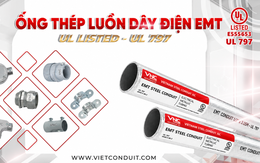 Ống thép luồn dây điện EMT Vietconduit đạt chuẩn UL 797: Giải pháp an toàn PCCC và tối ưu chi phí công trình
