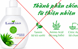 Nước rửa tay Layer Clean bị thu hồi trên toàn quốc
