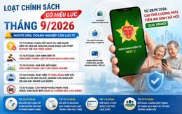 Loạt chính sách mới có hiệu lực từ tháng 9/2026: VNeID thêm quyền lợi đáng chú ý, nhiều hành vi bị phạt nặng