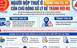 Khuyến cáo người nộp thuế ở trạng thái 03, 06: Cần chủ động xử lý để tránh rủi ro