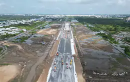 Bên trong công trường dự án nâng cấp sân bay Cà Mau