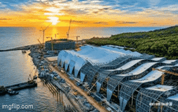 Tổ hợp sở hữu ballroom lớn nhất thế giới ở Việt Nam đang thành hình “thần tốc”, hiện rõ dáng vóc bên bờ biển