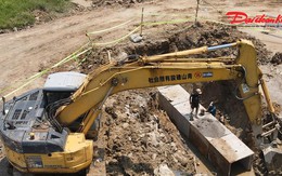 Tăng cường cảnh báo tại công trường đường Phú Túc - Hoàng Long - Chi Trung