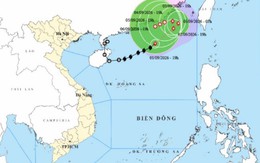 Bão số 5 di chuyển chậm dần, dự báo tồn tại nhiều ngày trên Biển Đông