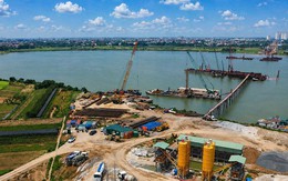 Dự án xây dựng cầu Ngọc Hồi và đường dẫn đạt sản lượng hơn 23% giá trị hợp đồng