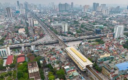 Hà Nội sở hữu siêu nút giao 4 tầng đầu tiên thiết kế hiện đại, kết hợp đường sắt đô thị, vành đai trên cao xung quanh có hàng loạt khu đô thị và trường học