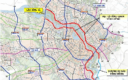 Trục đại lộ cảnh quan sông Hồng dự kiến dài 80km với 10 làn xe, kết nối 2 bên sông bằng 17 cây cầu