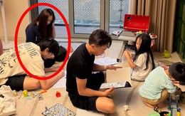 Cường Đô La khoe ảnh gia đình, cô gái lạ mặt ngồi cạnh Subeo thành tâm điểm