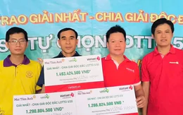 Người trúng 3 giải nhất Vietlott không đeo mặt nạ