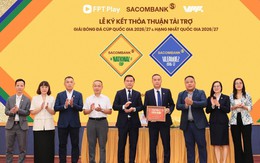 SACOMBANK là Nhà tài trợ chính Giải hạng Nhất quốc gia và Cúp quốc gia trong mùa giải 2026/27