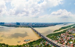 Toàn cảnh hai bờ sông Hồng trước quy hoạch trục đại lộ cảnh quan 11.400ha