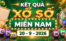 XSMN 20/9 - Kết quả xổ số miền Nam hôm nay 20/9/2026 - XSMN ngày 20 tháng 9