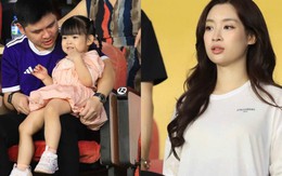 Đỗ Mỹ Linh khoe visual sáng bừng nhưng em bé 3 tuổi được chủ tịch CLB Hà Nội âu yếm bên cạnh mới chiếm spotlight