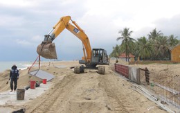 Chạy đua thời gian, tăng tốc dựng bờ kè ngăn xói lở bờ biển đẹp nhất châu Á