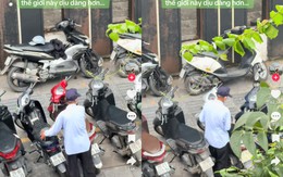 Clip 21 giây về chú bảo vệ quán cafe trong ngày mưa, một thói quen khiến ai cũng phải nhớ mặt