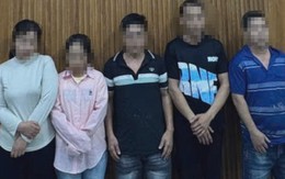 Bắt 5 người tại một công ty, thu giữ 5,7 triệu đồng