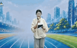 Tình hình của nữ MC quê Thanh Hoá đang dẫn thì bị banner đổ sập lên người