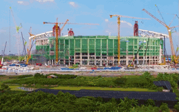 Dấu mốc choáng ngợp: Việt Nam nâng chuẩn xác mái vòm thép 8.600 tấn cho siêu SVĐ, do Vingroup xây dựng