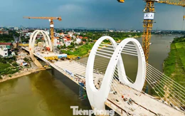 Hà Nội: Diện mạo cầu Đuống mới vừa hợp long