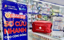 Nhà thuốc Long Châu hỗ trợ sơ cấp cứu cộng đồng ngày mưa lớn