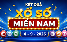 XSMN 4/9 - Kết quả xổ số miền Nam hôm nay 4/9/2026