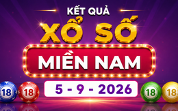 XSMN 5/9 - Kết quả xổ số miền Nam hôm nay 5/9/2026
