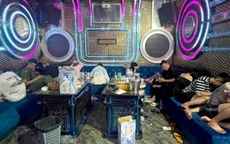 Công an kiểm tra quán karaoke Quang Râu lúc 23 giờ
