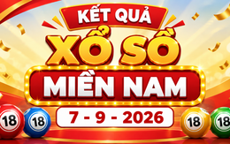XSMN 7/9 - Kết quả xổ số miền Nam hôm nay 7/9/2026 - XSMN ngày 7 tháng 9