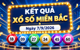 XSMB 7/9 - Kết quả xổ số miền Bắc hôm nay ngày 7/9/2026