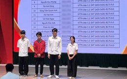 Một trường đại học Việt Nam gây chú ý với lễ vinh danh các tân sinh viên toàn "học bá": Có tới 11 người điểm SAT tuyệt đối, 5 người đạt 30 điểm, thủ khoa TSA lập kỷ lục