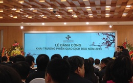 VN-Index mất điểm trong phiên giao dịch đầu tiên của năm 2014