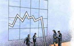 VN-Index rơi tự do xuống 288 điểm
