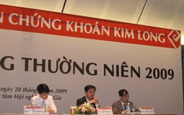 VN-Index 2009 đóng cửa ở 250 điểm, KLS sẽ có lãi