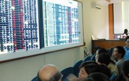 VN-Index cuối phiên tăng lên 455 điểm