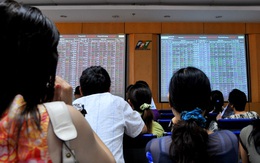 Cổ phiếu chứng khoán tăng mạnh, VN-Index bất ngờ mất điểm cuối phiên