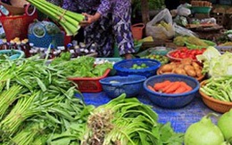 Hà Nội: Giá rau xanh tăng vọt vì trời mưa