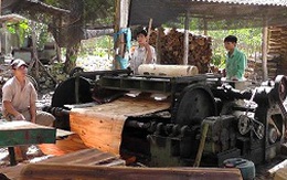 Lao đao nghề gỗ bóc