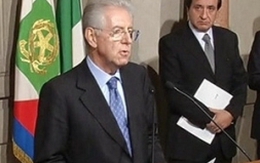 Thủ tướng Italy Monti từ chức để dọn đường bầu cử 