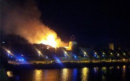 Cháy kinh hoàng văn phòng Tổng thống Latvia