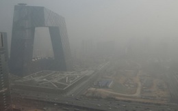 Bầu trời thủ đô Trung Quốc lại "nổi cơn gió bụi"