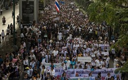 Biểu tình khiến 20 tuyến phố lớn tại Bangkok bị đóng cửa