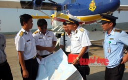 Thủy phi cơ VN phát hiện mảnh vỡ nghi của máy bay mất tích