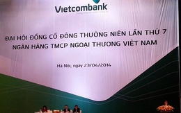 [Trực tiếp] ĐHCĐ Vietcombank: Sẽ chia cổ phiếu thưởng 15% vào tháng 7